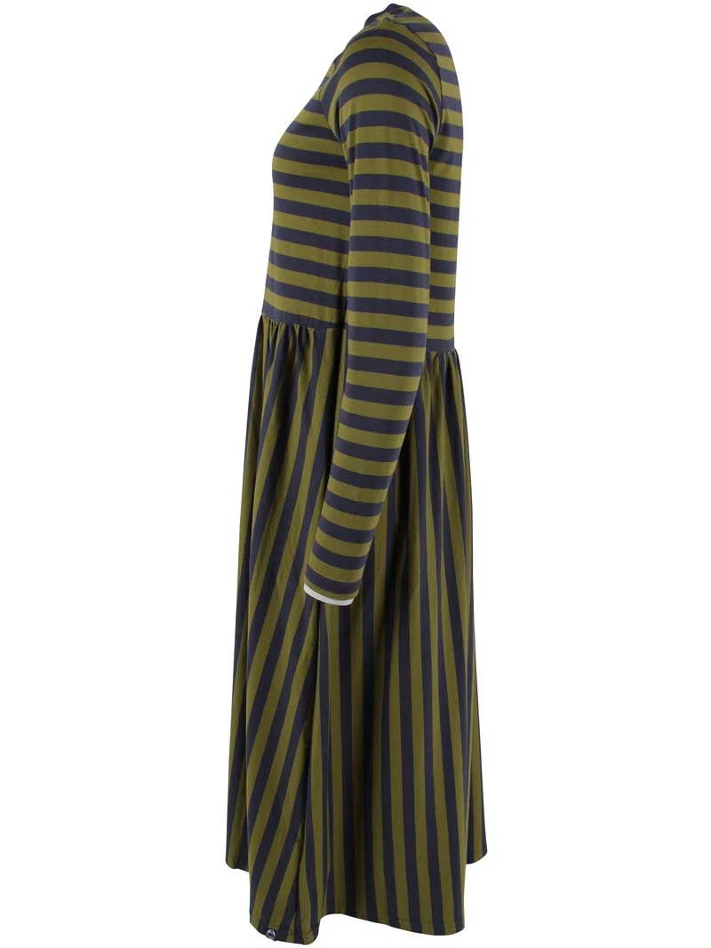 Danebasic Kroeyer LS Dress Dk Navy/Olive