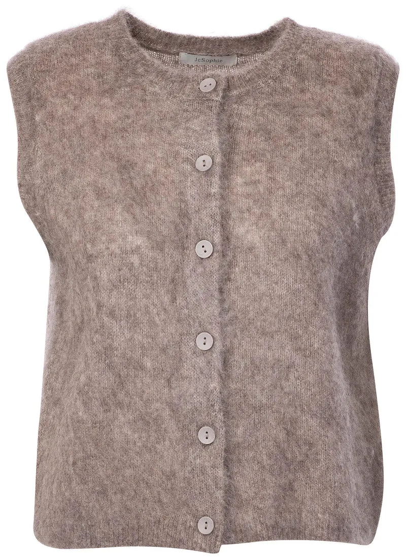 Strick-Cardigan aus Wollmix