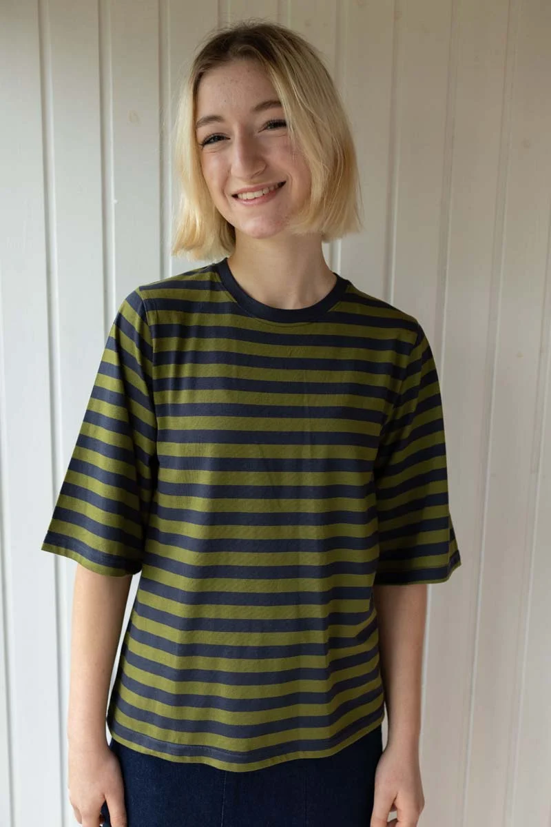 Danebasic Glad Tee Dk Navy/Olive