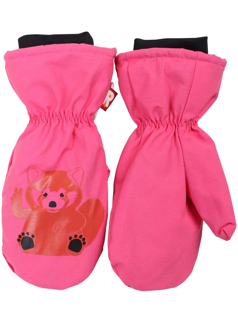 Dyrpaw Mittens Spicy Pink ROED PEACE PANDA