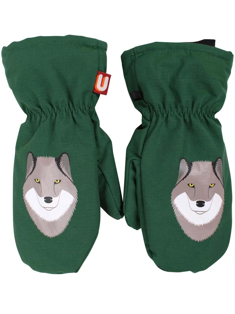 Dyrpaw Mittens Dk Pine ULV