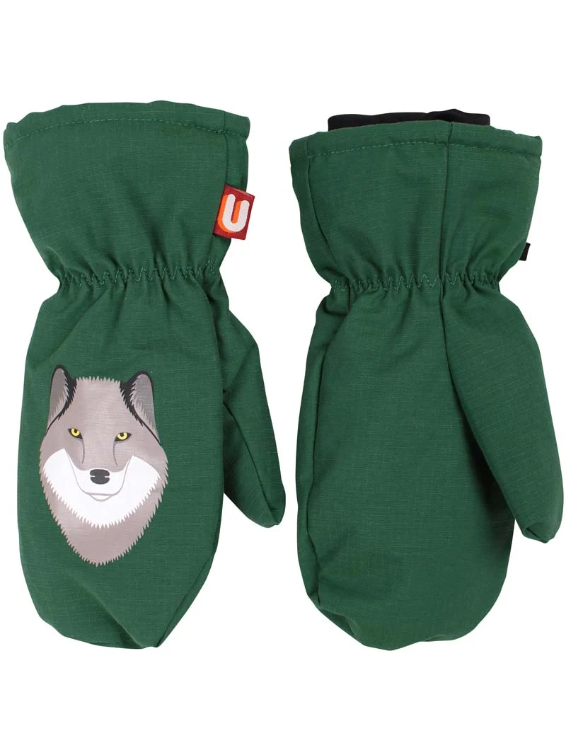Dyrpaw Mittens Dk Pine ULV