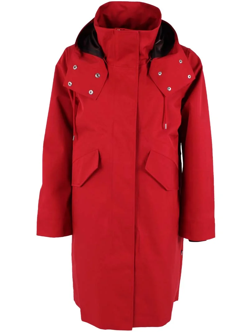 Danewest Wind Rain Parka Dk Red