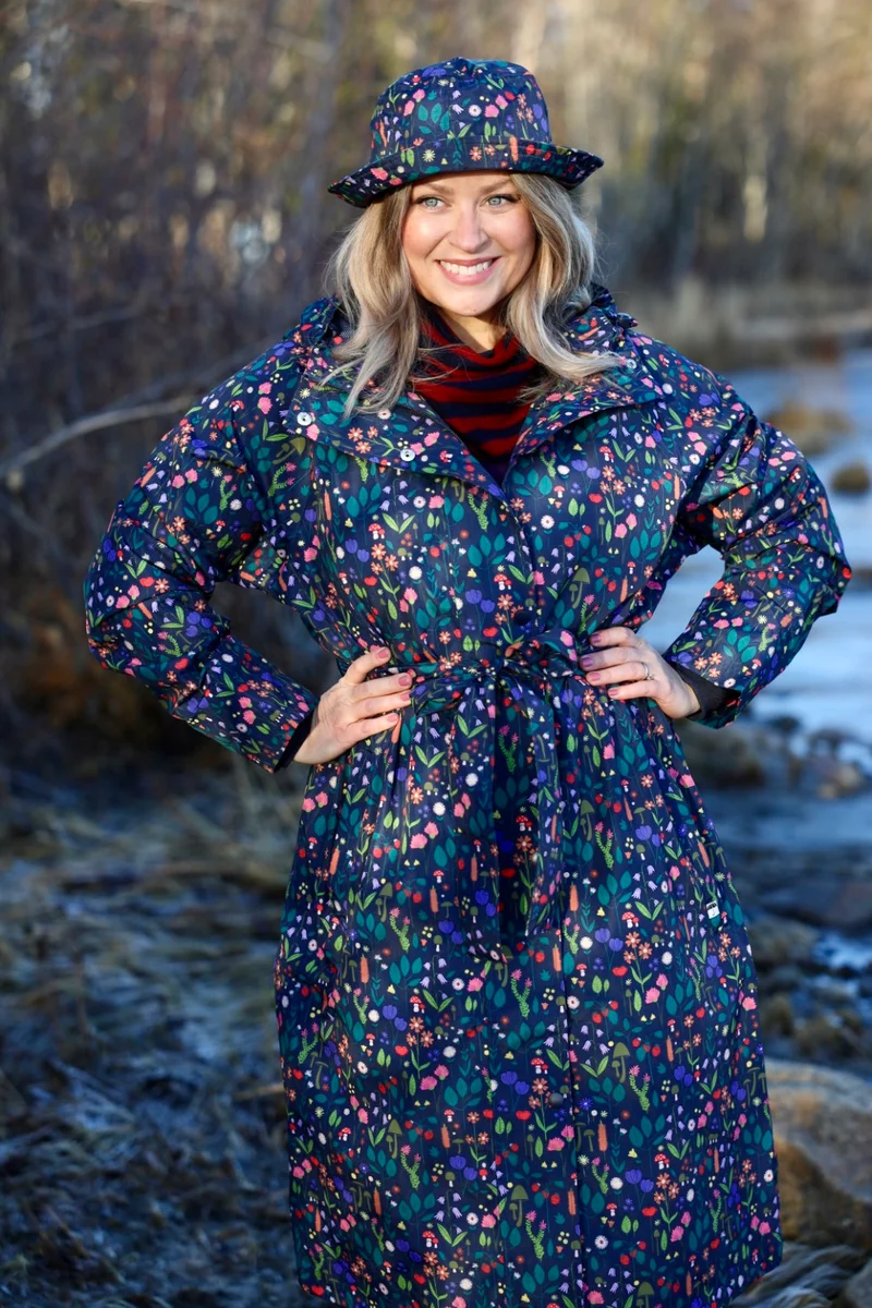 Danelisabeth Raincoat Dk Navy BOTANICAL