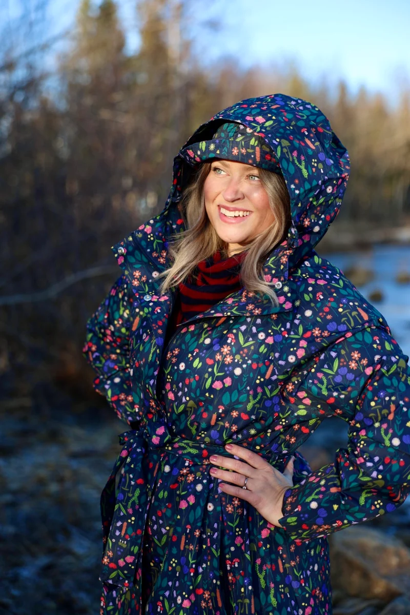 Danelisabeth Raincoat Dk Navy BOTANICAL