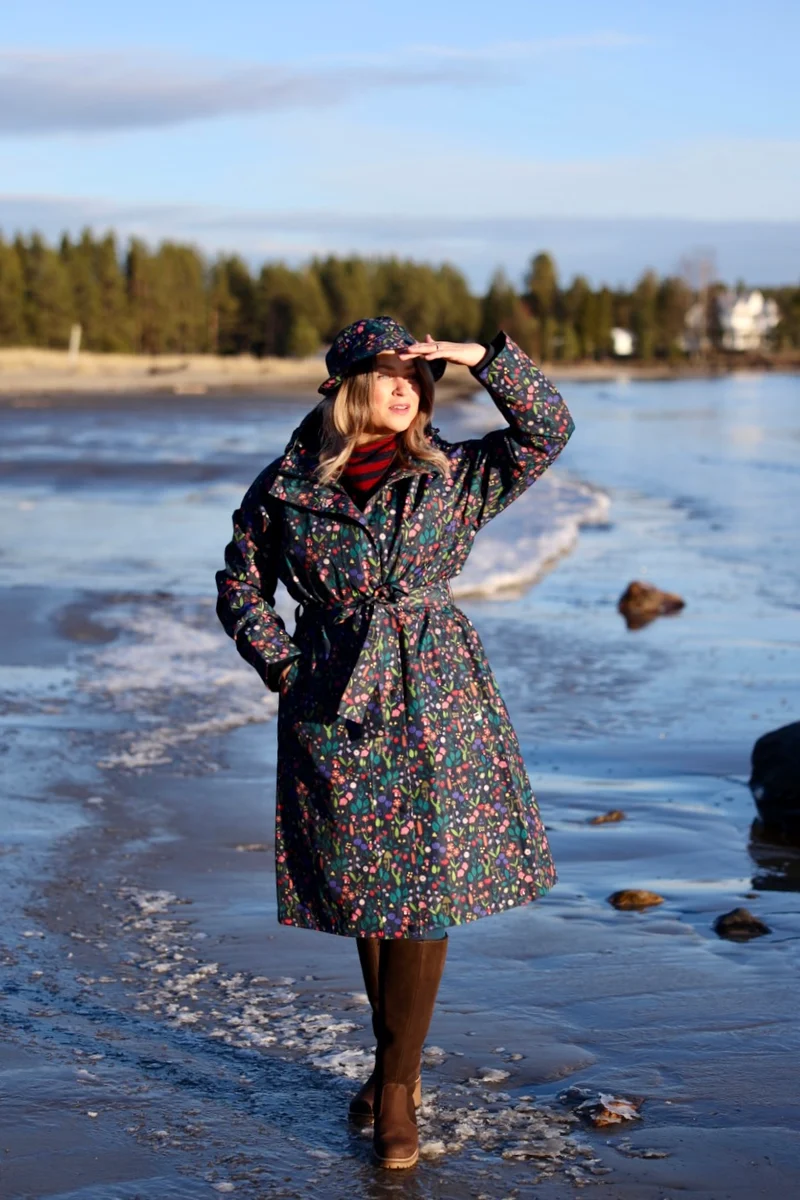 Danelisabeth Raincoat Dk Navy BOTANICAL