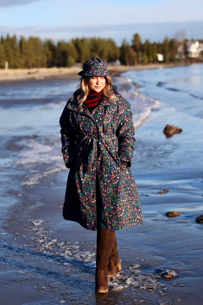 Danelisabeth Raincoat Dk Navy BOTANICAL