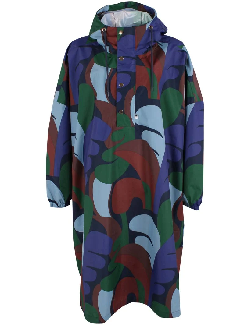 Danedream Drops Rain Poncho Blue Purple TROPS