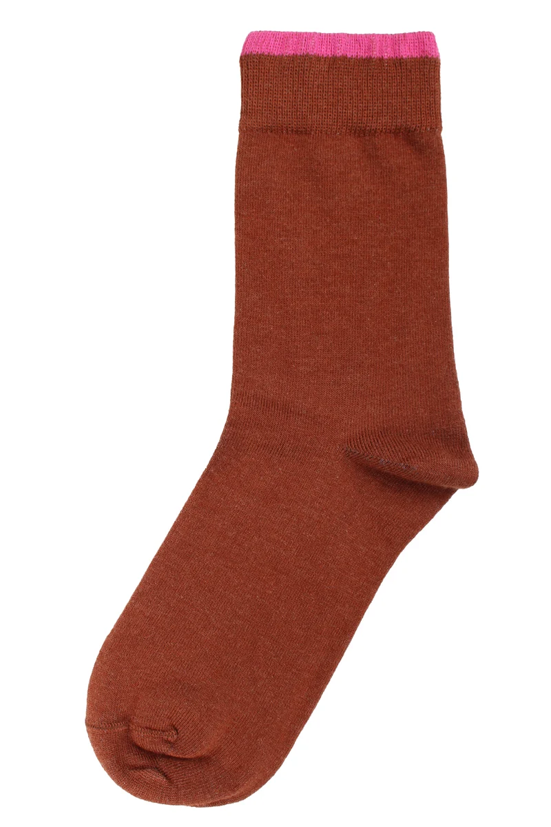 Danecountryside Wool Socks Dark Brick