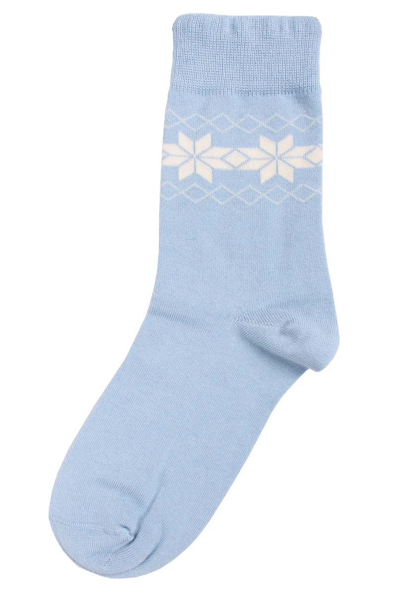 Danecountryside Wool Socks Lt Blue Grey Flakes