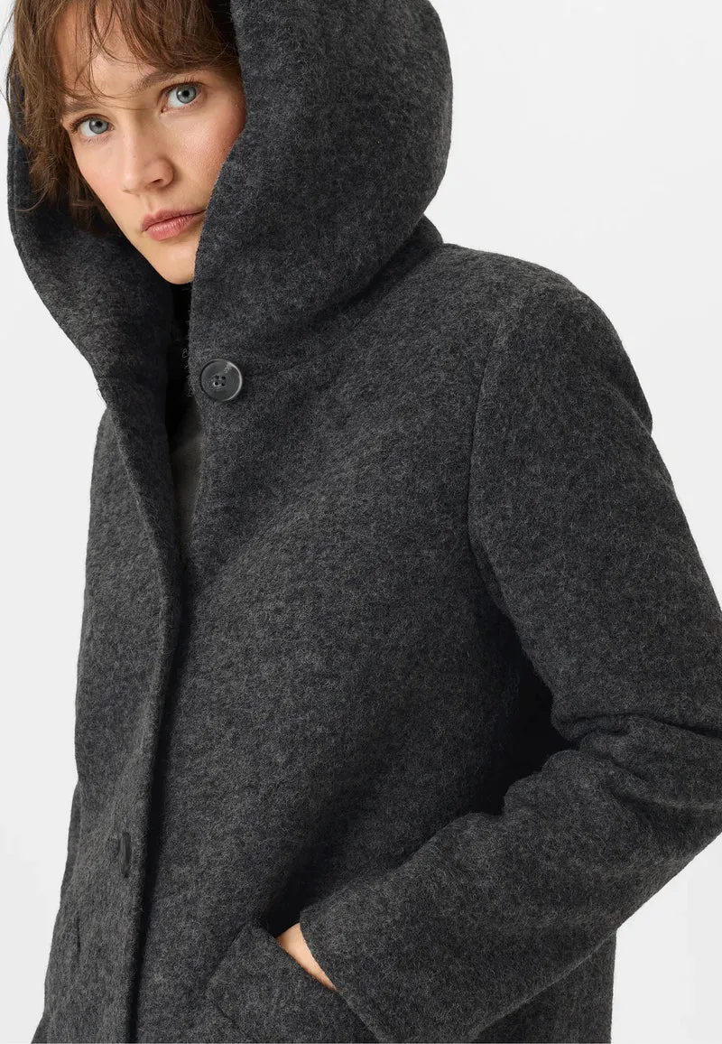 Strickmantel aus Wollmix