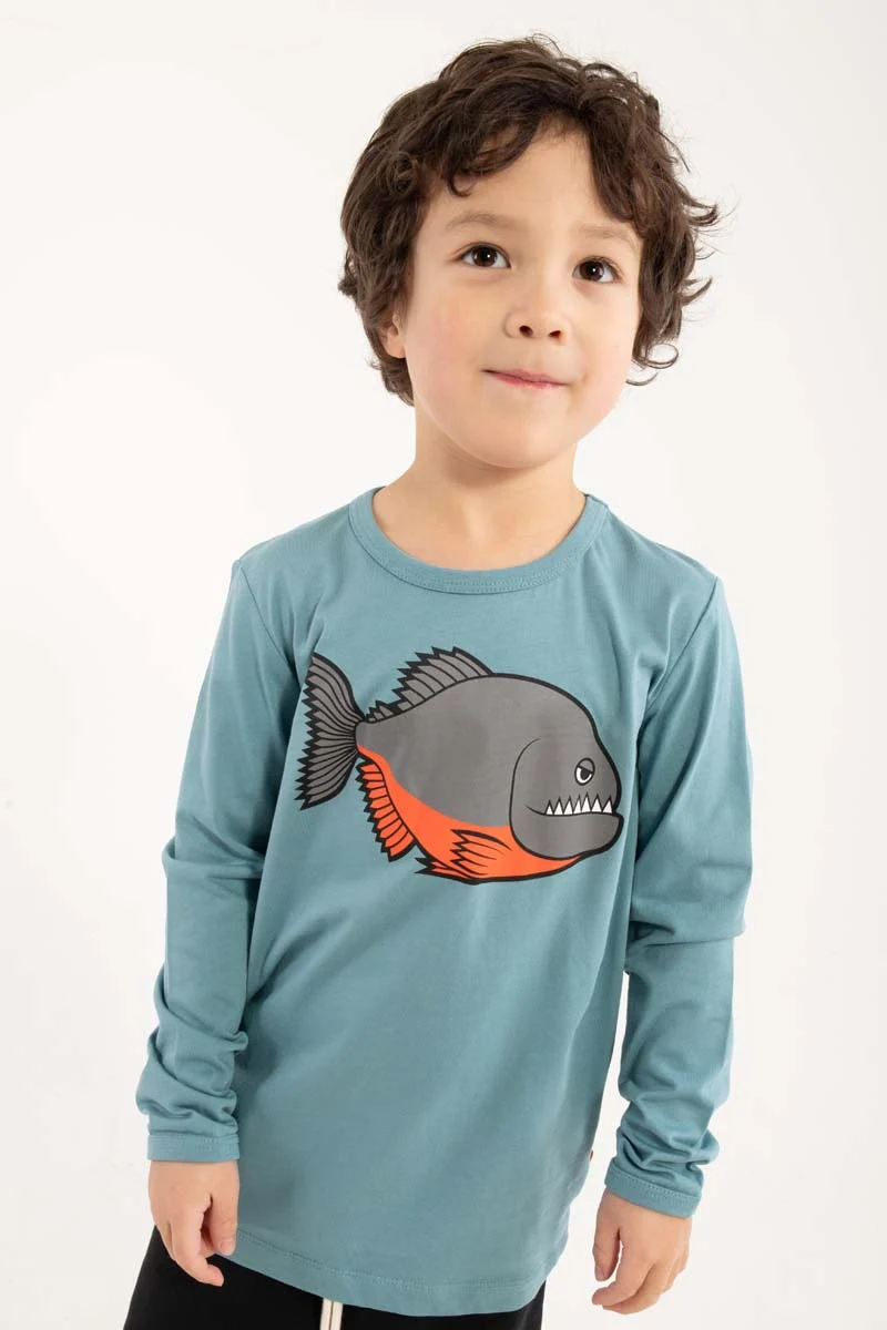 Dyrshedding T Grey Duck PIRATFISK