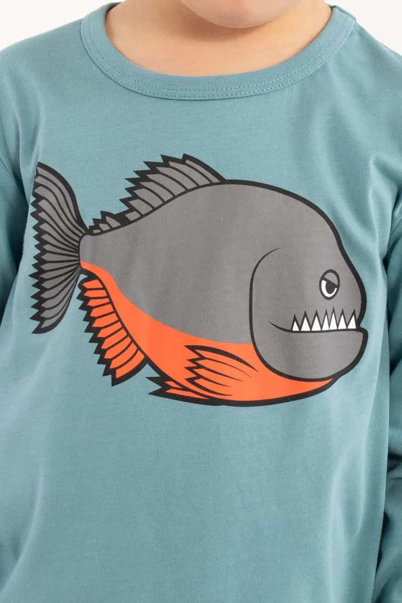 Dyrshedding T Grey Duck PIRATFISK