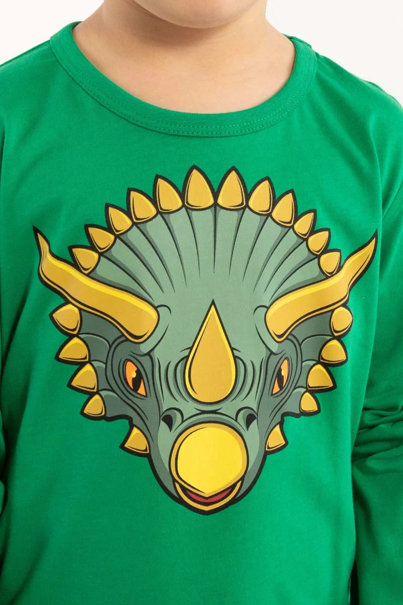 Dyrshedding T Grass Green TRICERATOPS