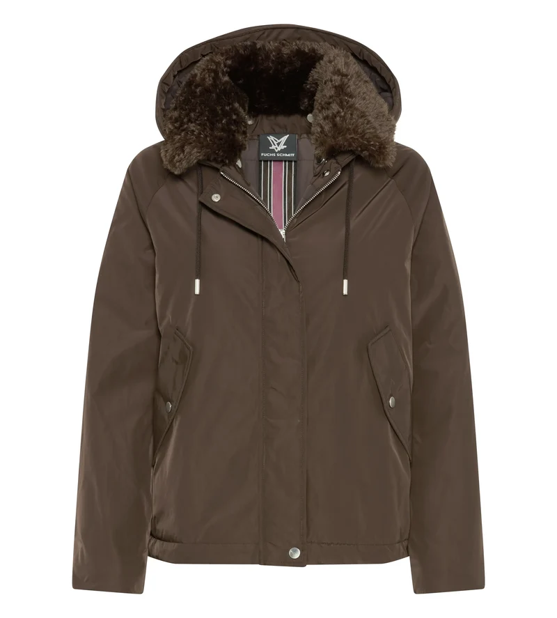 Übergangsjacke mit Kapuze