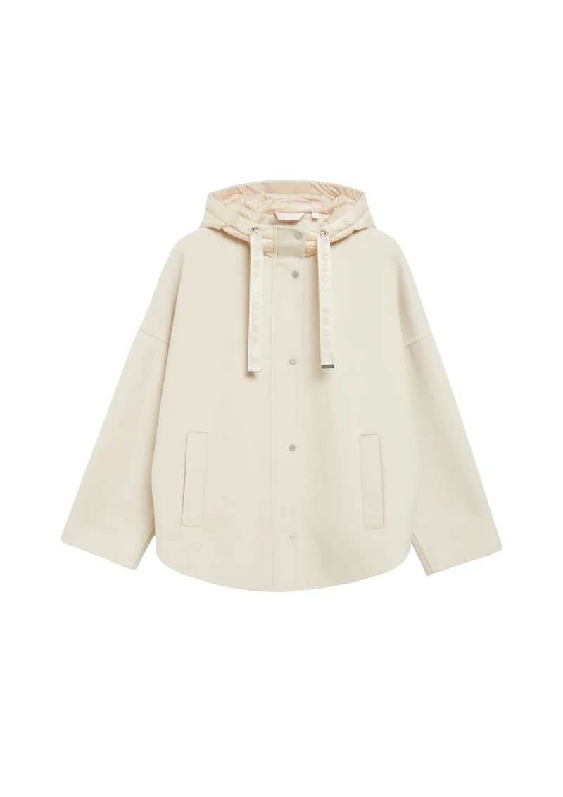 Cape-jacke mit Kapuze