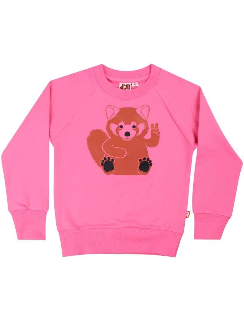 Dyrbellow Sweat Spicy Pink ROED PEACE PANDA