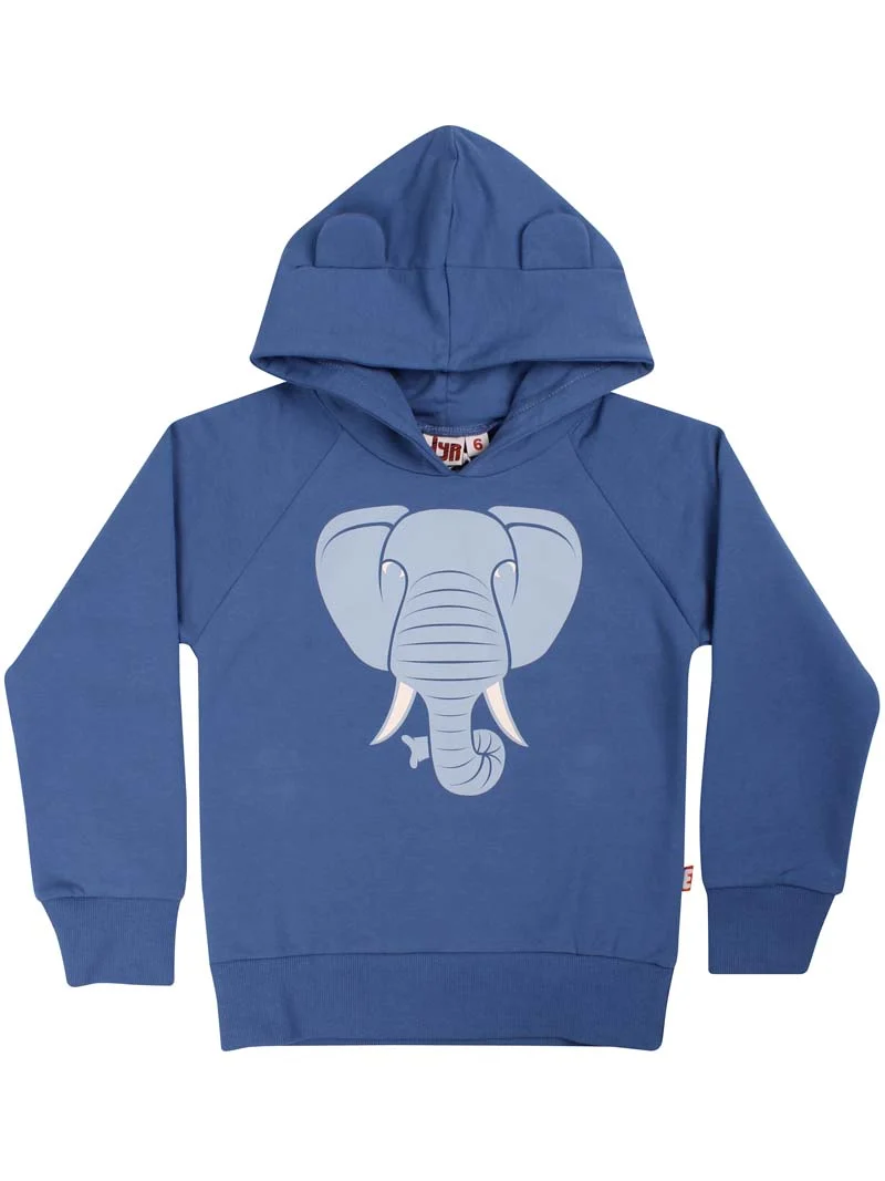 Dyrbellow Hoodie Ocean Blue ELEFANT