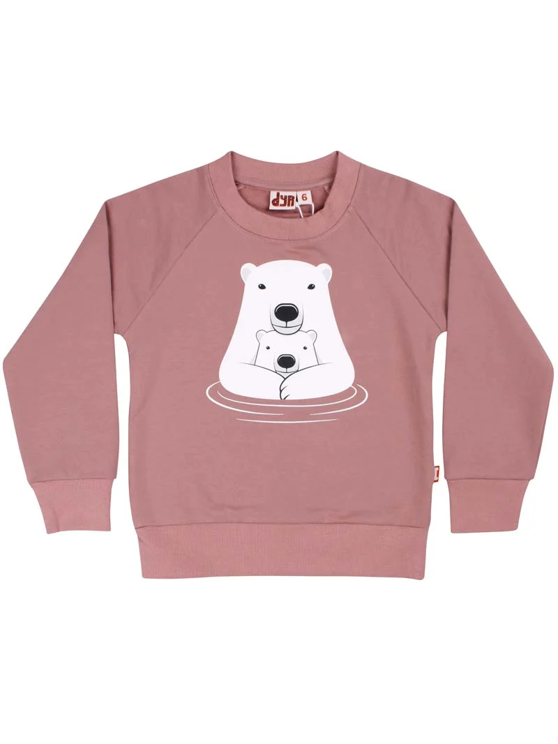 Dyrbellow Sweat Dk Rose Beige ISBJOERNE MOR