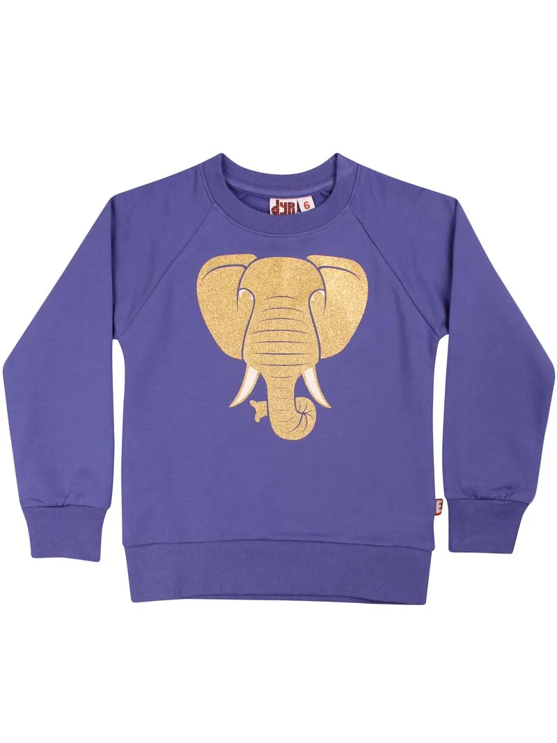 Dyrbellow Sweat Blue Purple ELEFANT