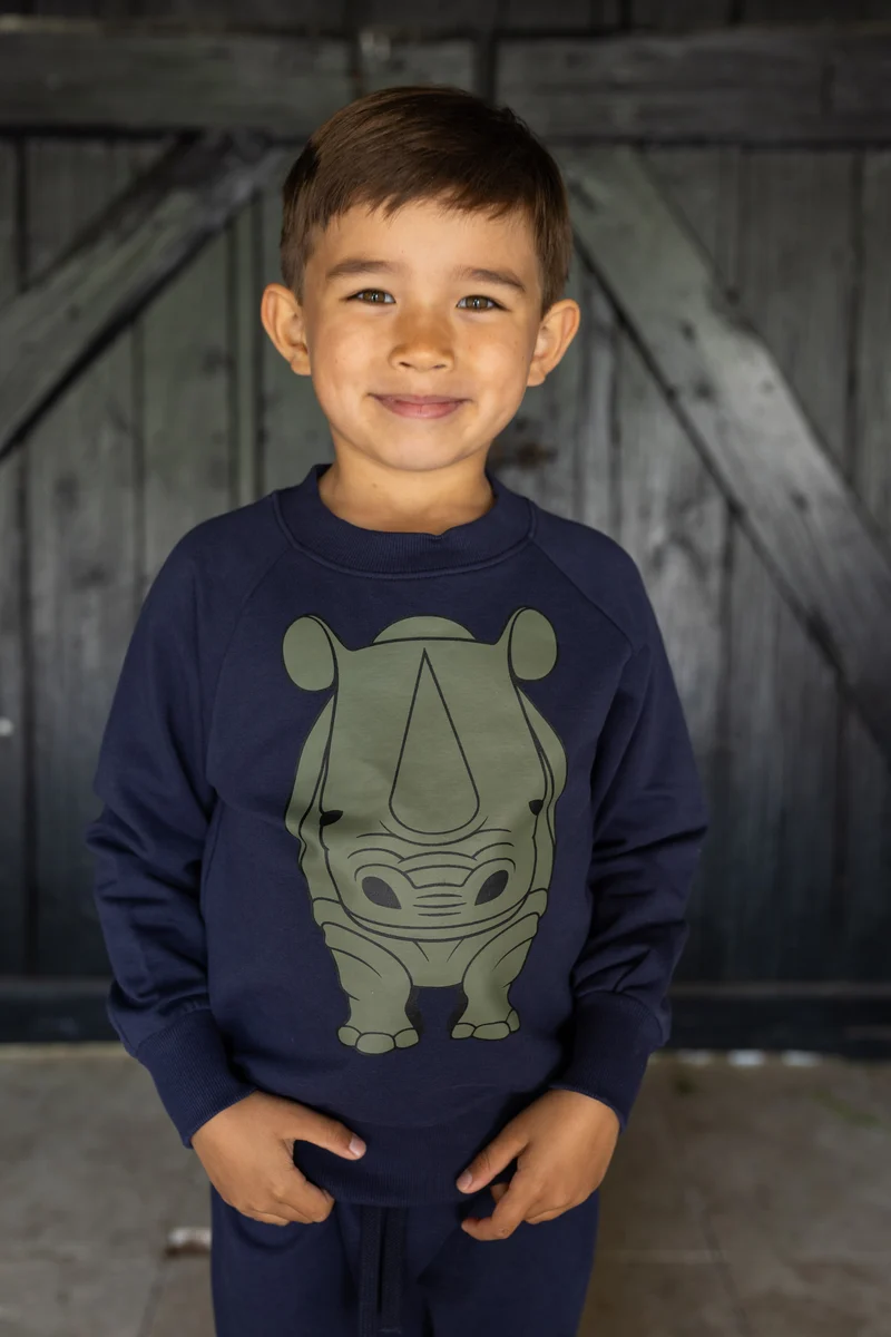 Dyrbellow Sweat Dk Navy NAESEHORN