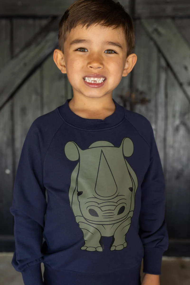 Dyrbellow Sweat Dk Navy NAESEHORN