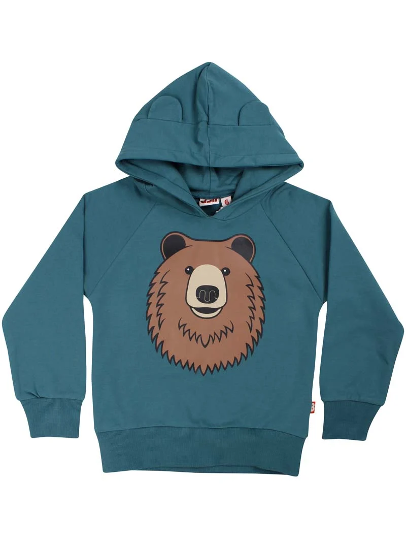 Dyrbellow Hoodie Dk Slate BRUN BJOERN
