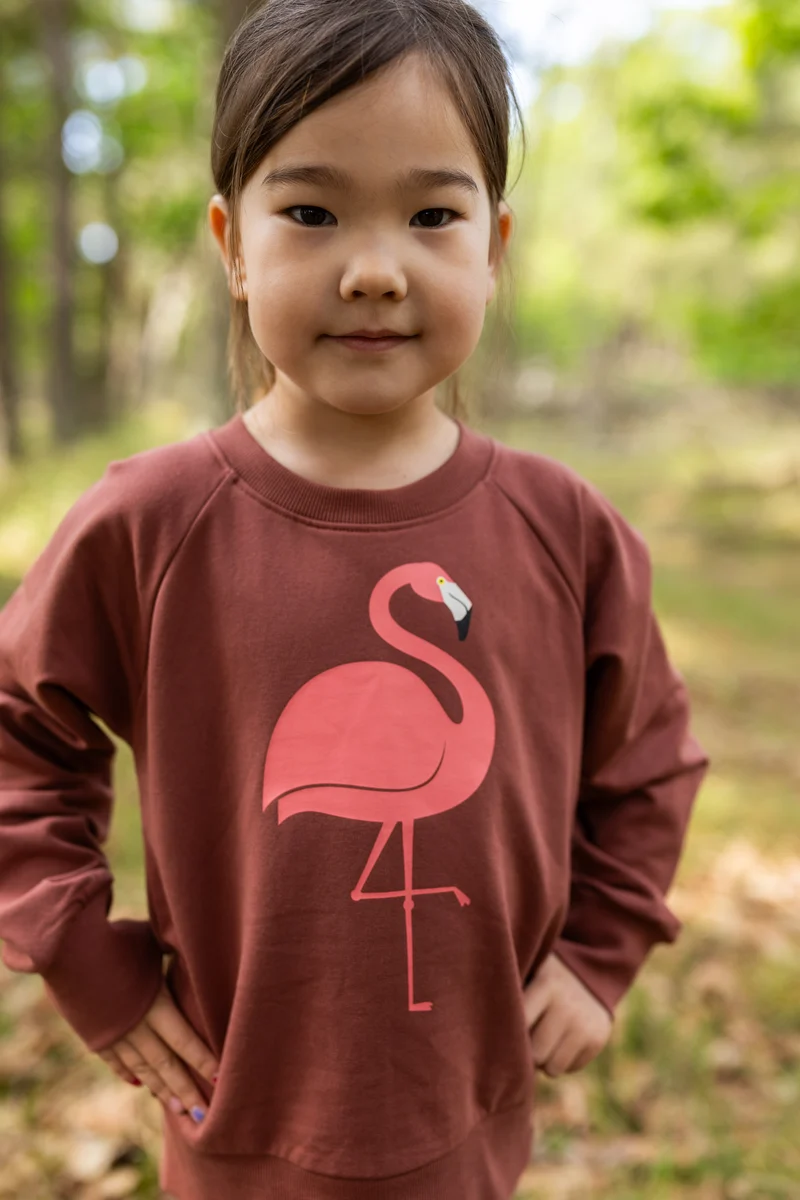 Dyrbellow Sweat Dk Brick FLAMINGO