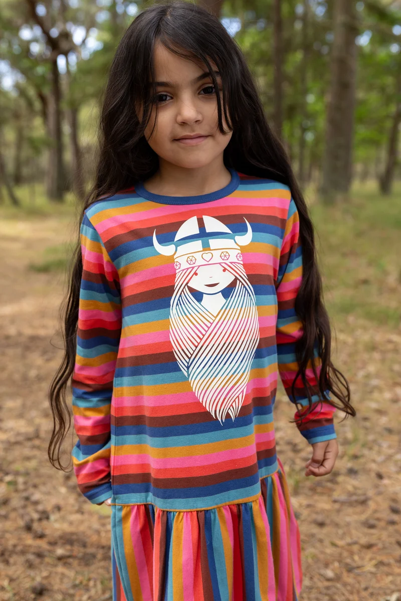 Daneseahorse Cotton Dress Borealis FREJA