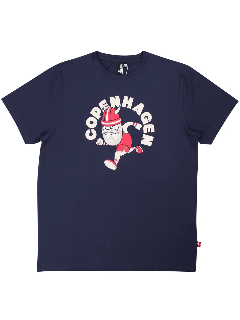 Danecopenhagen Mens Tee Deep Navy JOGVIK