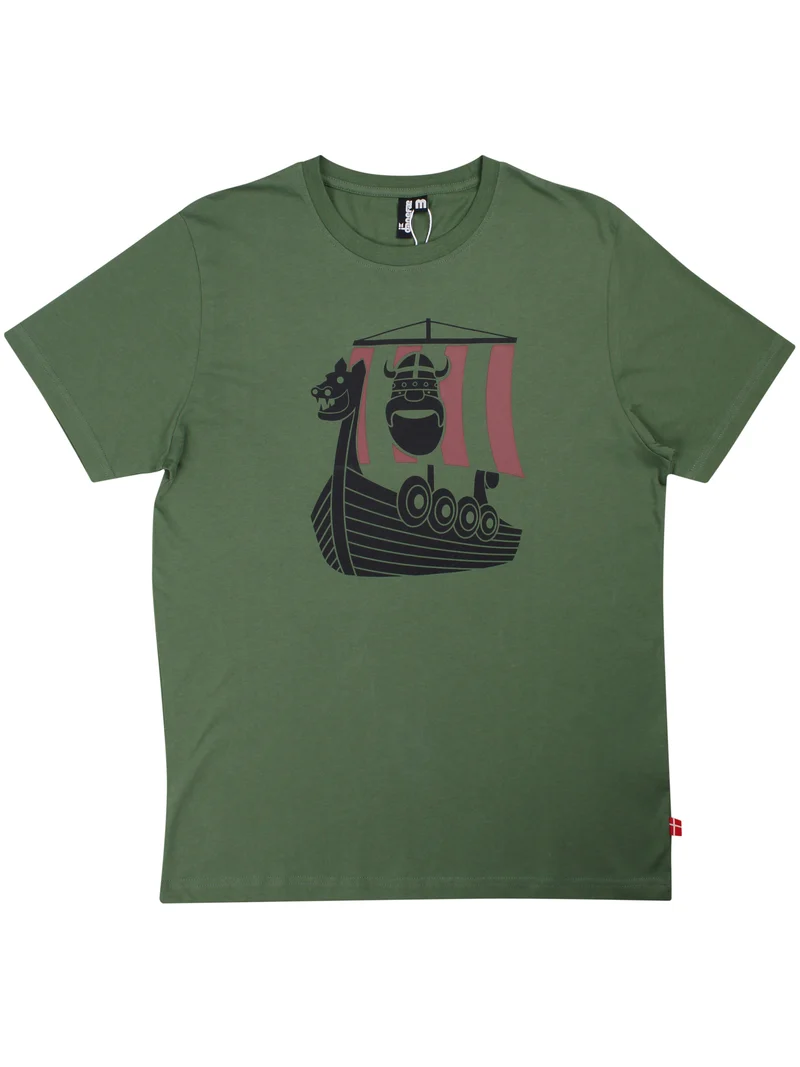 Danecopenhagen Mens Tee Army ERIKSEJL