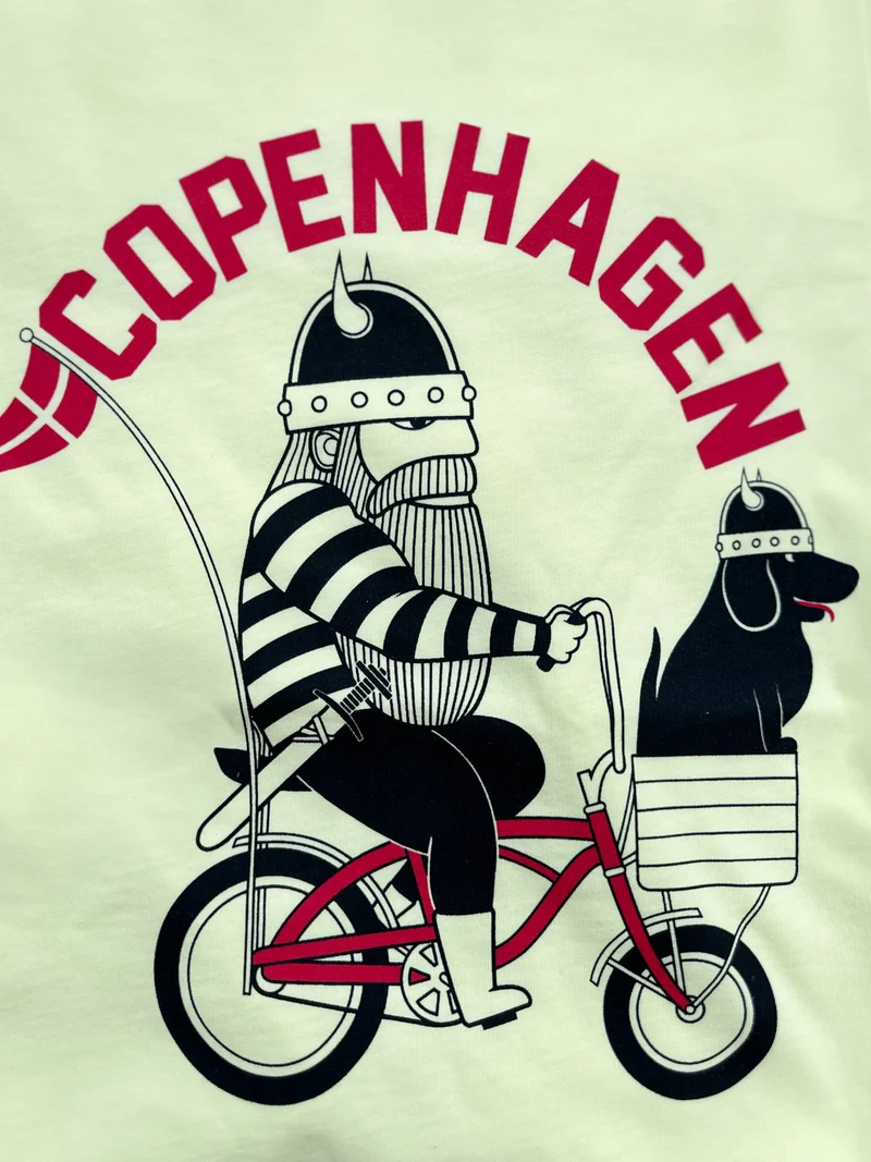 Danecopenhagen Mens Tee Pastel Yellow CPH CRUISER