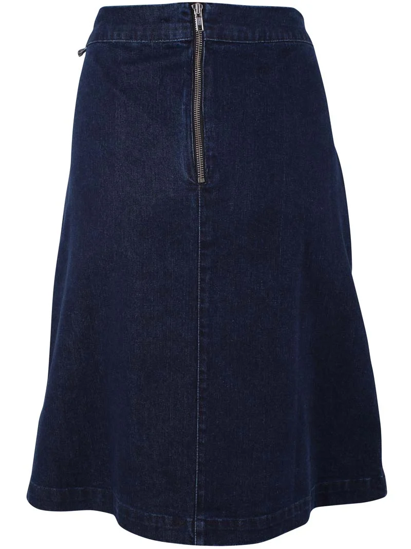 Danekage Denim Stretch Skirt Denim