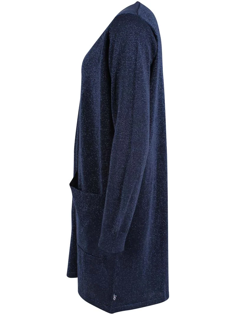 Danoffice Glitter Cardigan Dk Navy