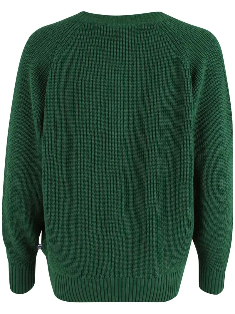 Danechunk Cotton Rib Cardigan Dk Pine