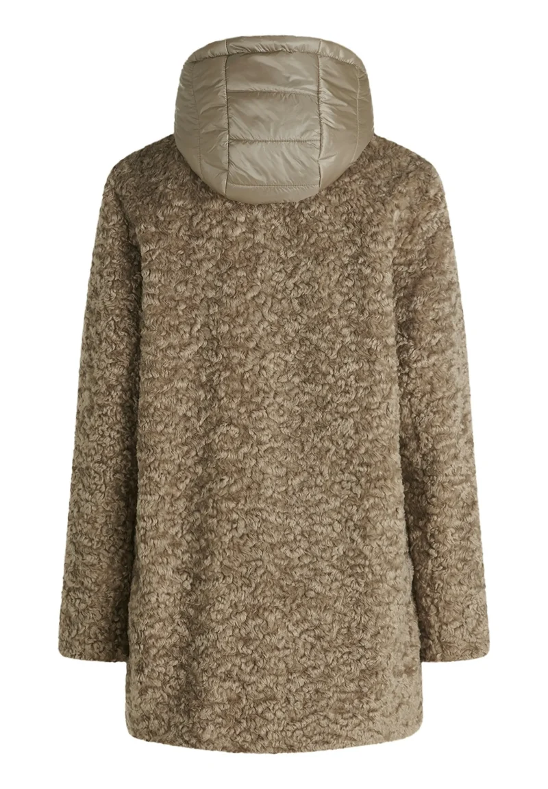 Plüschjacke in Schaf-Optik