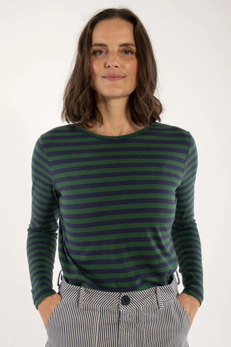 Danejubii Modal Tee Dk Navy/Dk Pine