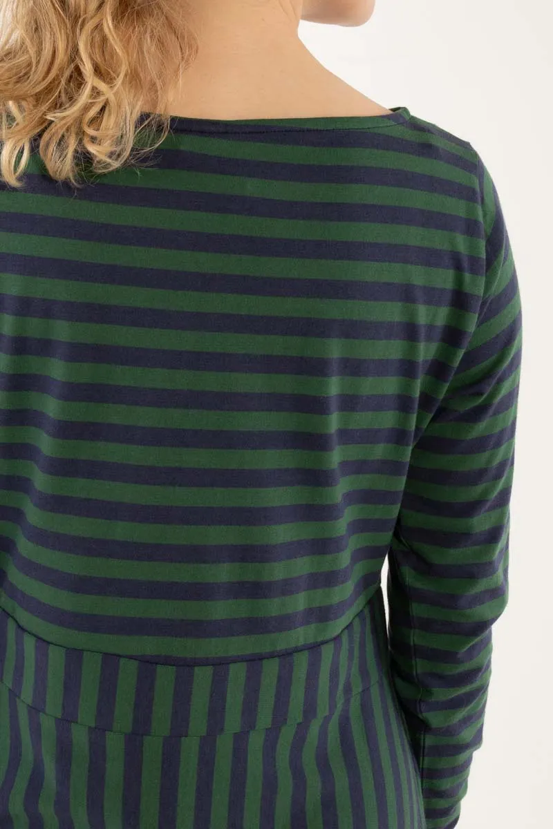 Daneviborg LS Modal Dress Dk Navy/Dk Pine