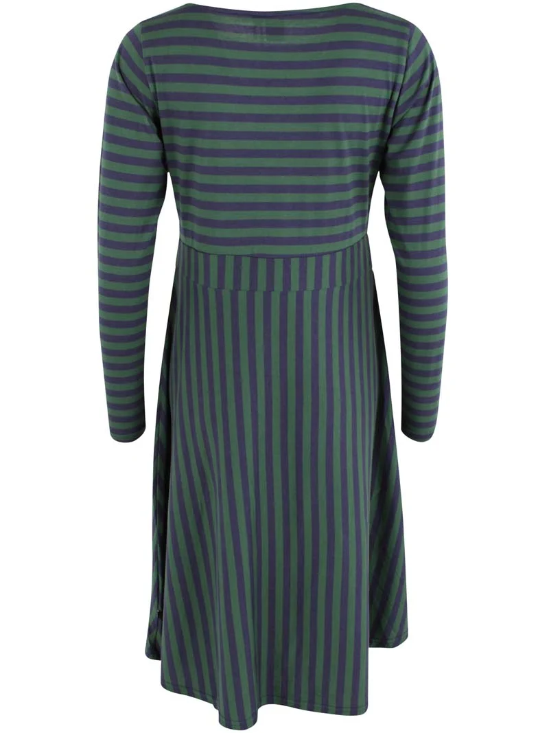 Daneviborg LS Modal Dress Dk Navy/Dk Pine
