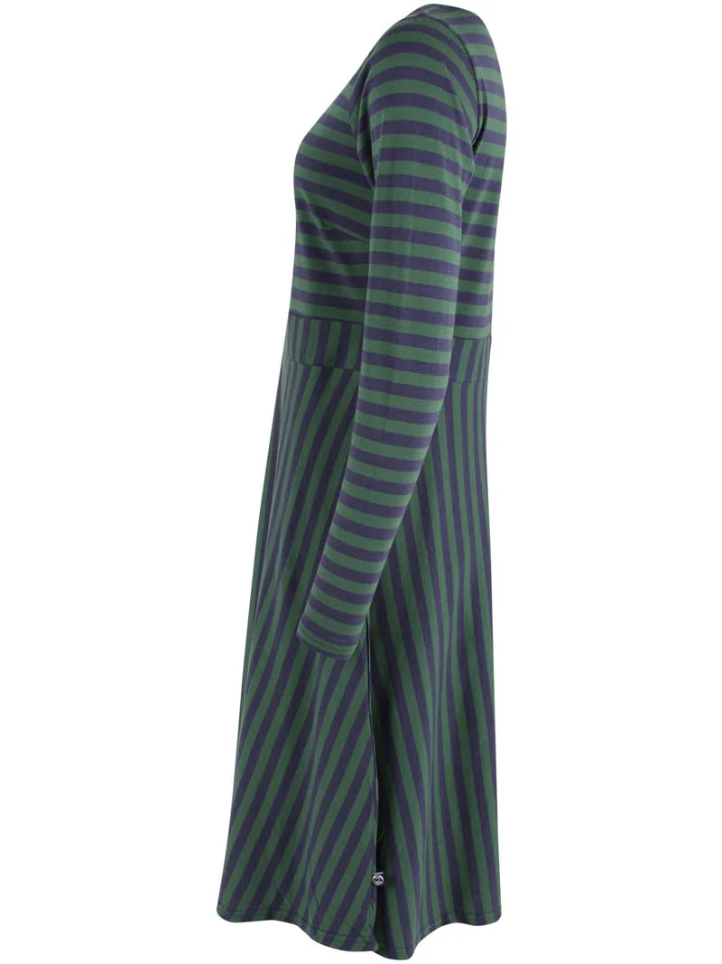 Daneviborg LS Modal Dress Dk Navy/Dk Pine