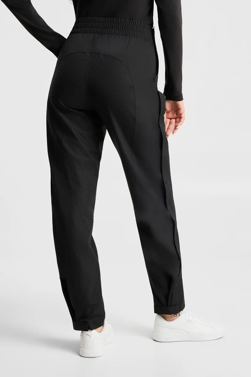 Karter Damen Regenreithose mit Vollbesatz Black 36