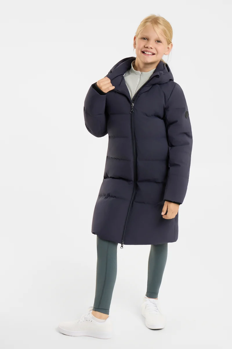 Paloma langer gesteppter Kinder-Mantel Seaborne navy 146-152