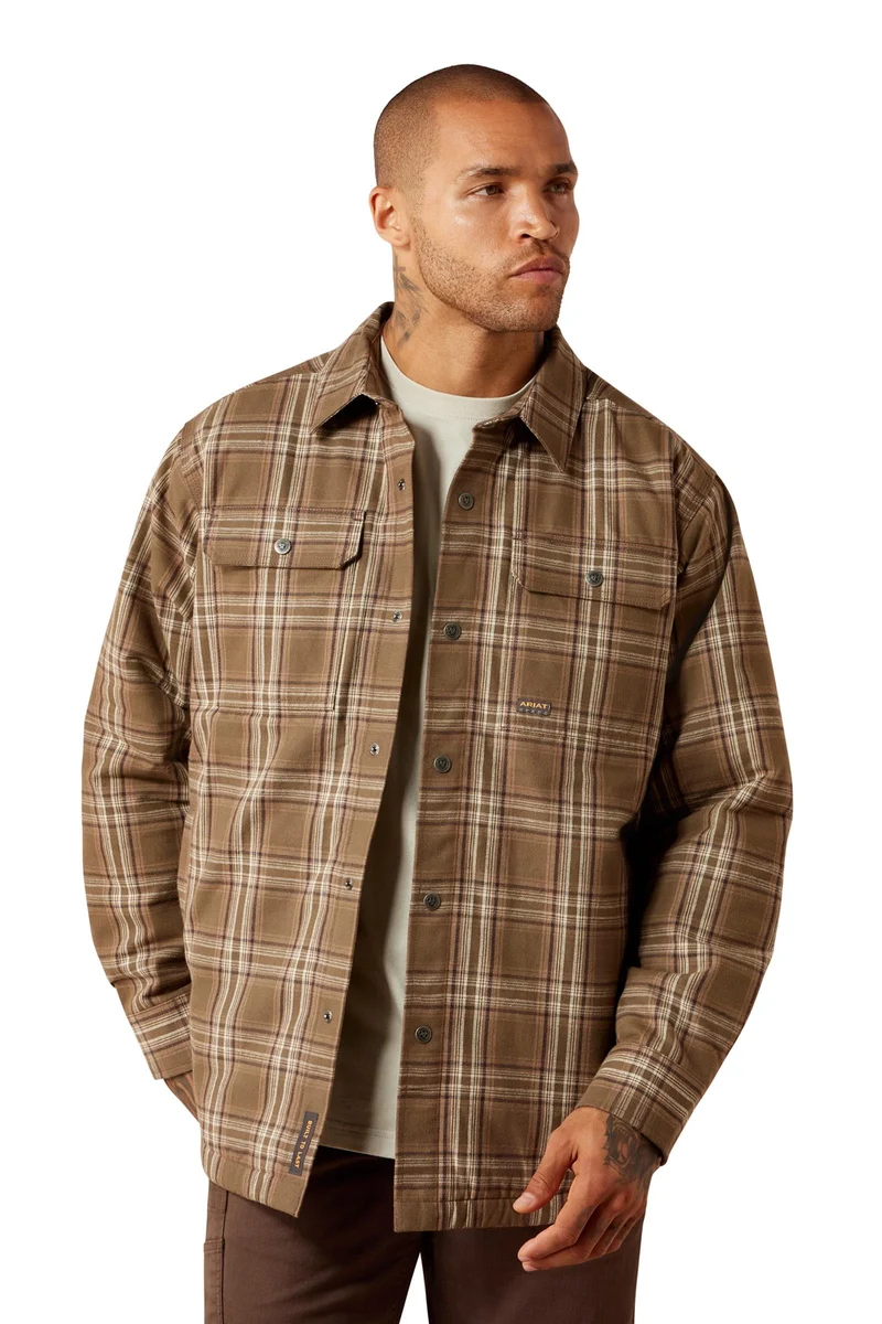 Herren Rebar Flanell-Hemdjacke mit Isolierung Canteen S