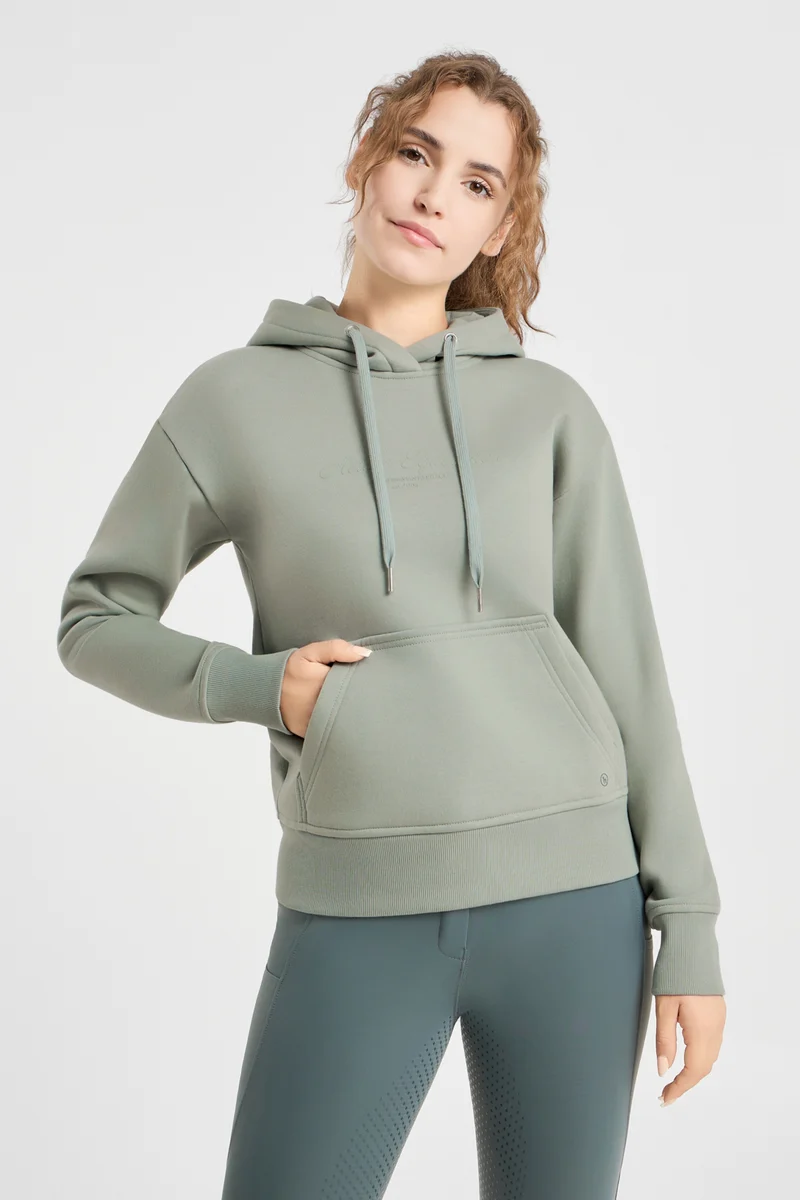Donika Damen Hoodie Green milieu 40