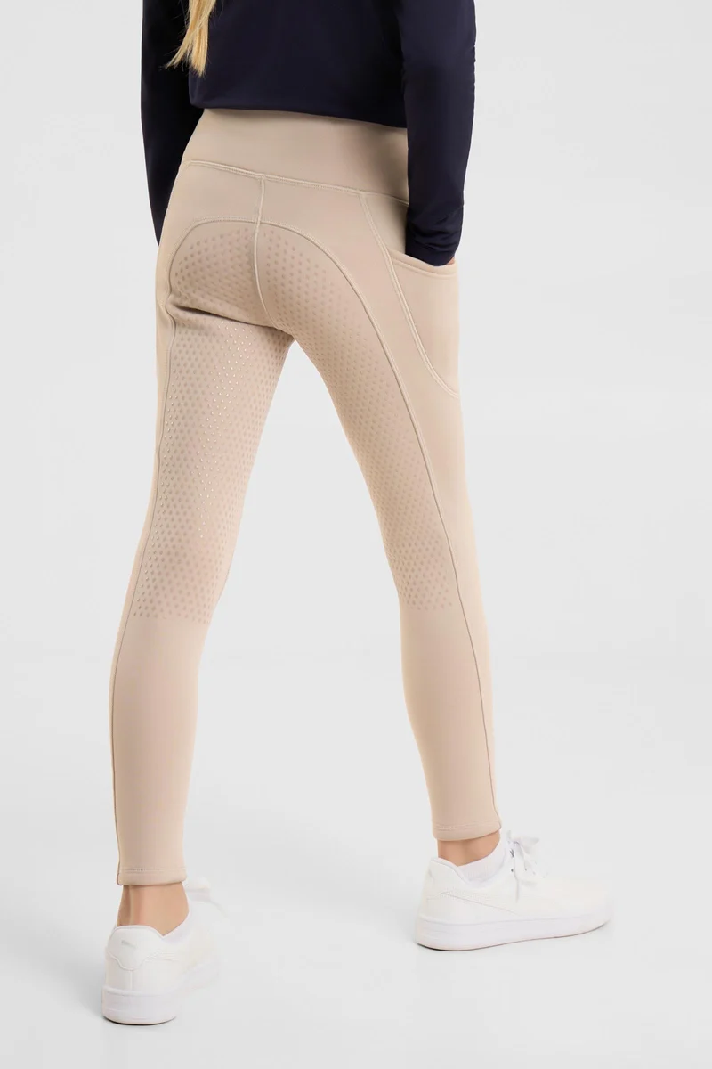 Greta JR Kinder Thermo Vollbesatz-Reitleggings Atmosphere 158-164