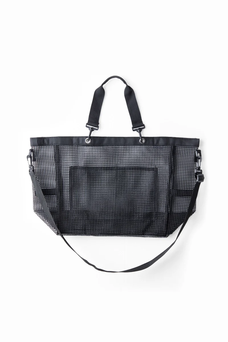 Mesh Shopper Putztasche Schwarz Einheitsgröße