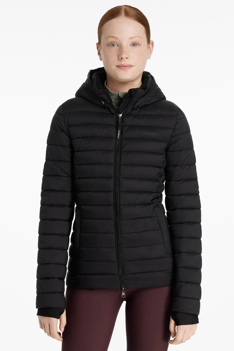 Young Rider Ruby Kinder-Steppjacke Black 134-140