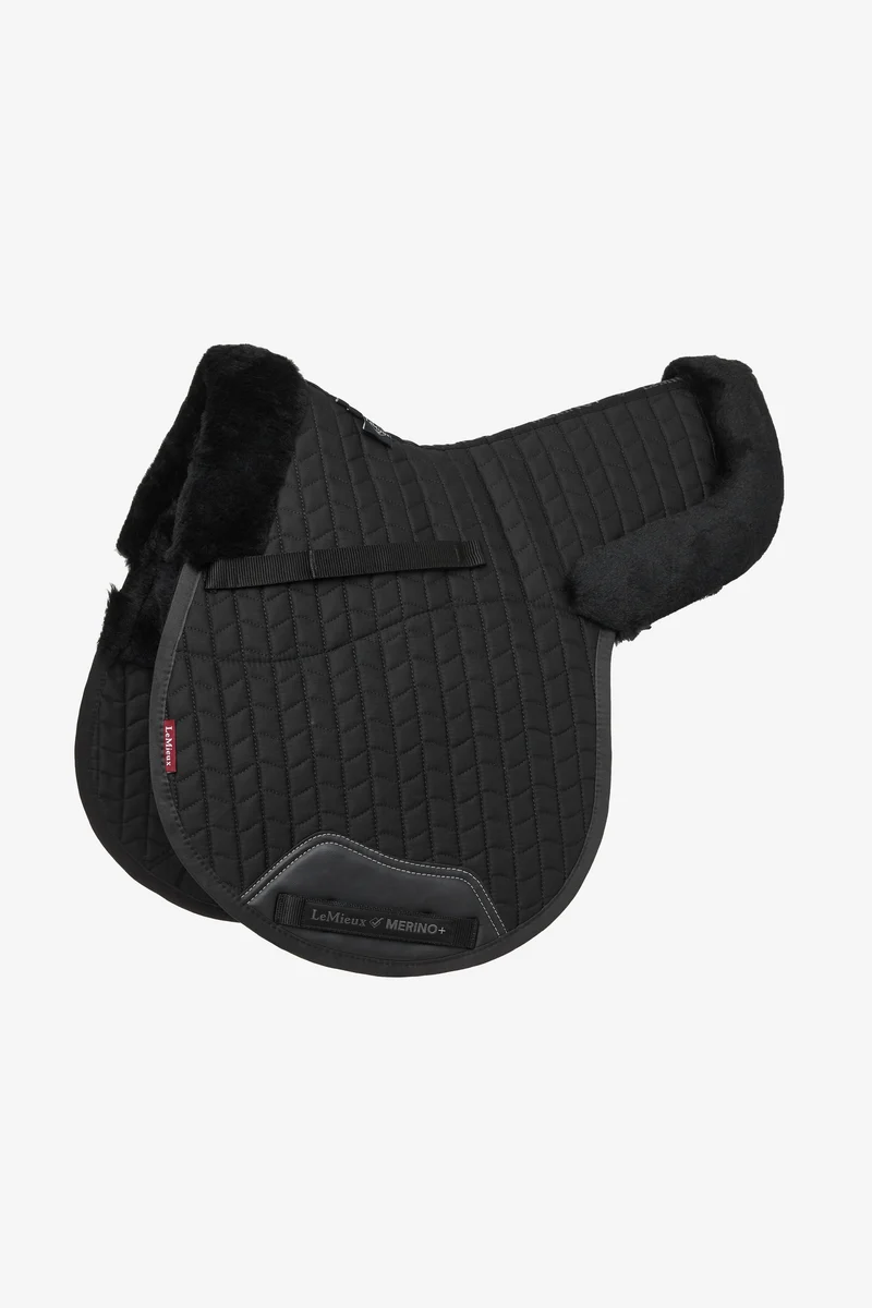 Merino+ Halb Gefütterte Vielseitigkeitsschabracke Black L