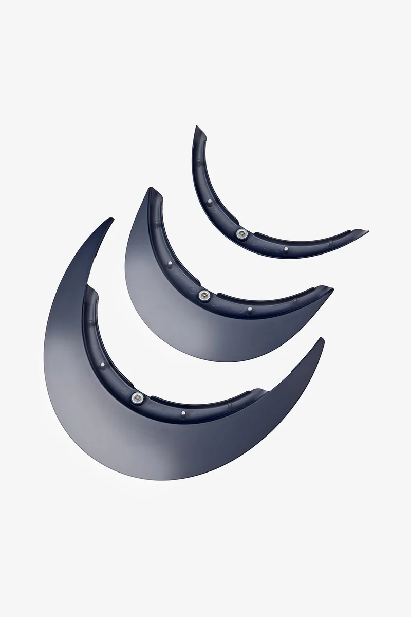 Verv Helm Schirm Set glänzend Navy L