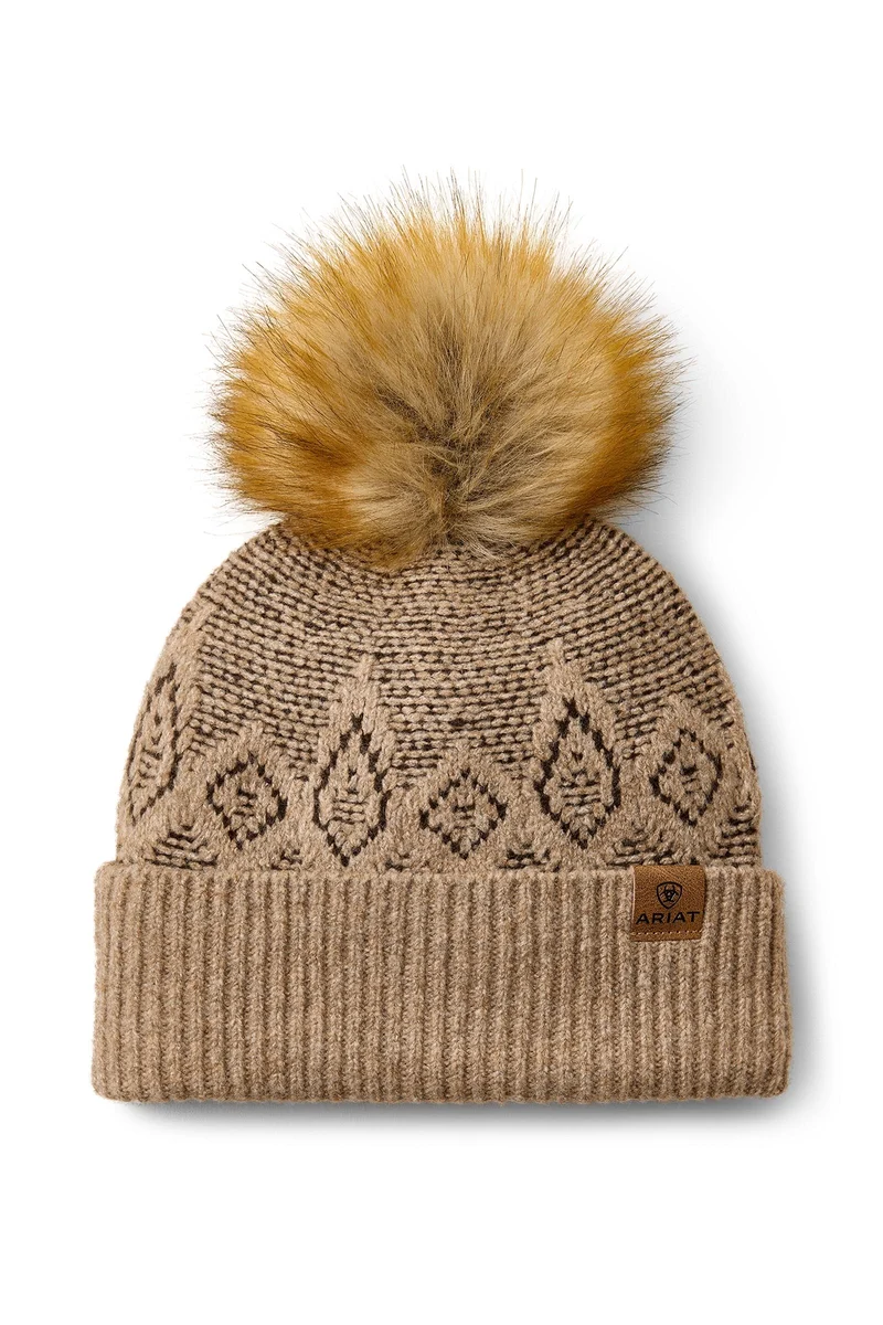 Damen Willow Beanie Earth Heather One